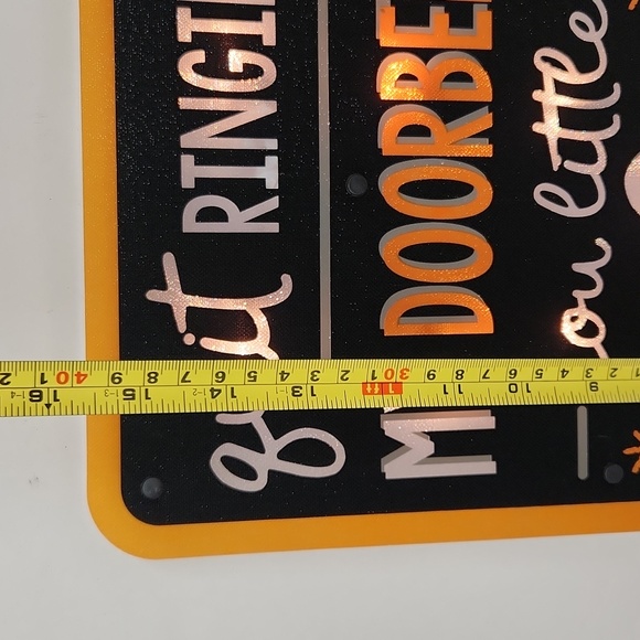 Lighted Halloween Sign - Picture 4 of 7